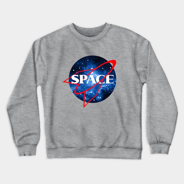 Nerdy Awesome Space Asteroid Crewneck Sweatshirt by kndroguecrafts